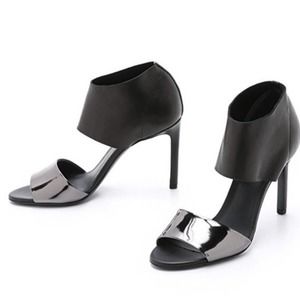 VINCE Stephanie Open Toe Ankle Cuff Heels Size 9